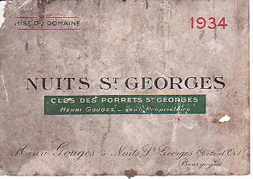 Clos des Porrets St Georges