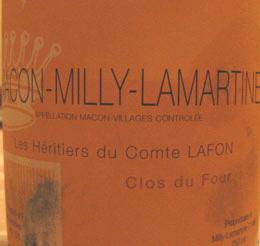 Macon Milly Lamartine Clos du Four